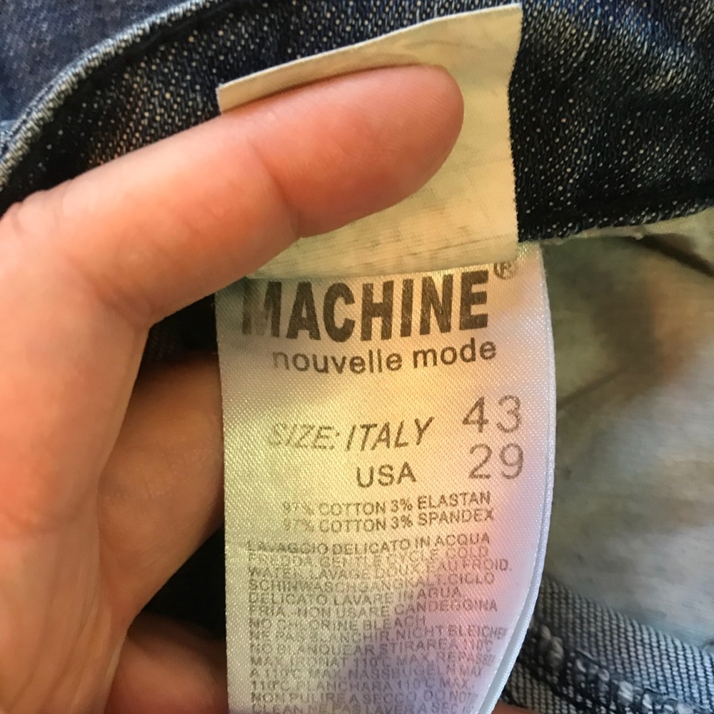 Machine Ripped Jeans Size 7 - Picture 5 of 5